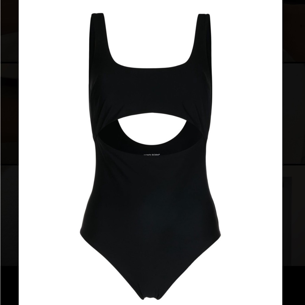 Bondi Born Paraiso Cleo CutOut OnePiece Swimsuit
Black